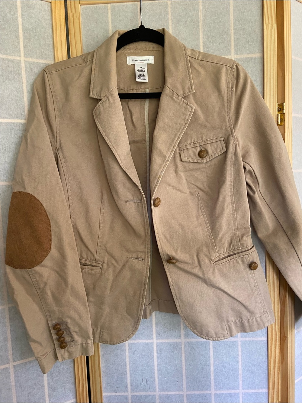 Isaac Mizrahi Tan Blazer Jacket (M)